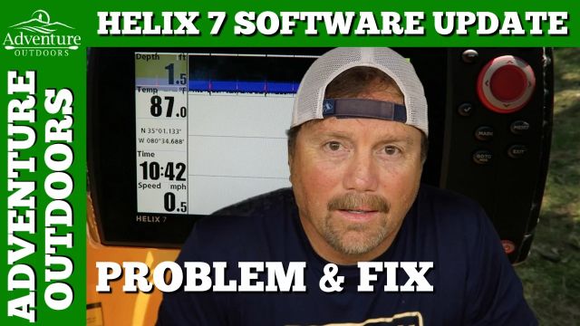 Humminbird Helix 7 Software Update Problem & Fix