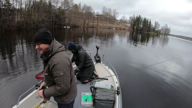 Vinterfiske i ny sjö 