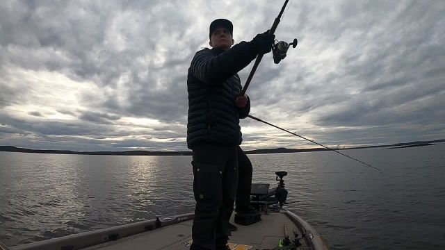 Livefiske på Vänern efter gädda 