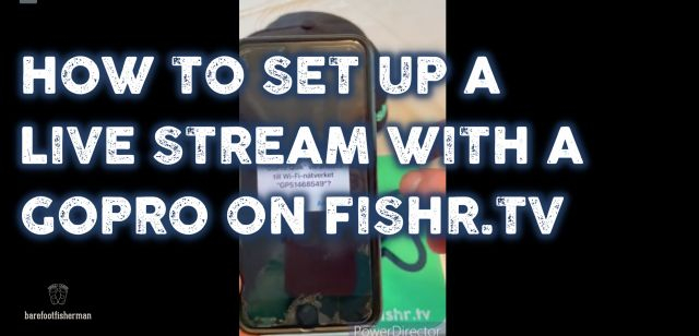 How to set up a live stream using a GoPro and telephone