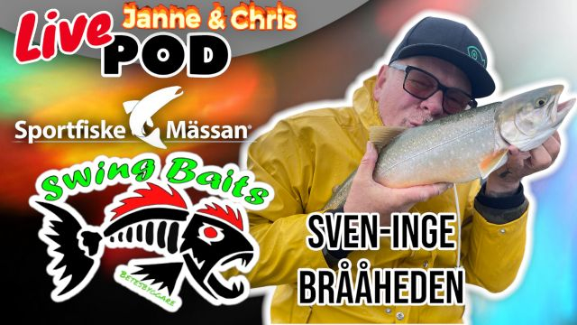 LivePod med Sven-IngeBrååheden - Swingbaits Sportfiskemässan 2023