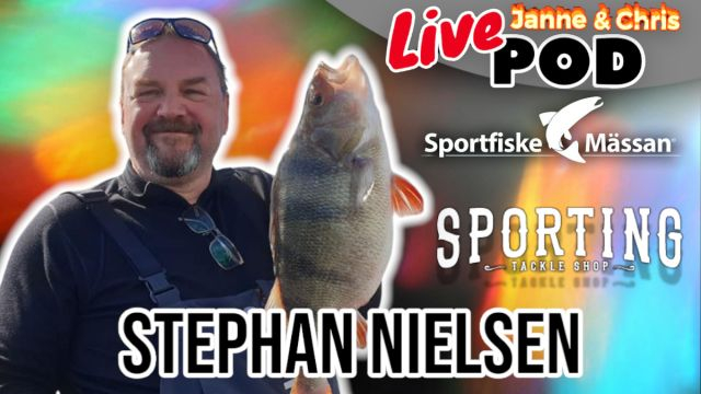 LivePod med Stephan Nielsen - sporting.se Sportfiskemässan 2023