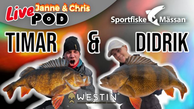 LivePod med Timar och Didrik - Team Westin Sportfiskemässan 2023