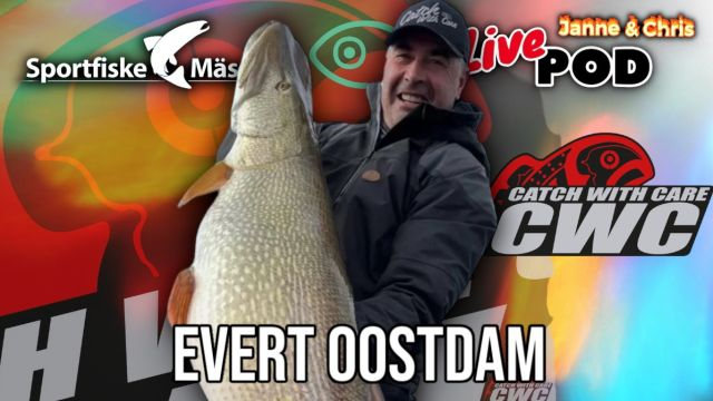 LivePod med Evert Oostdam på Sportfiskemässan 2024