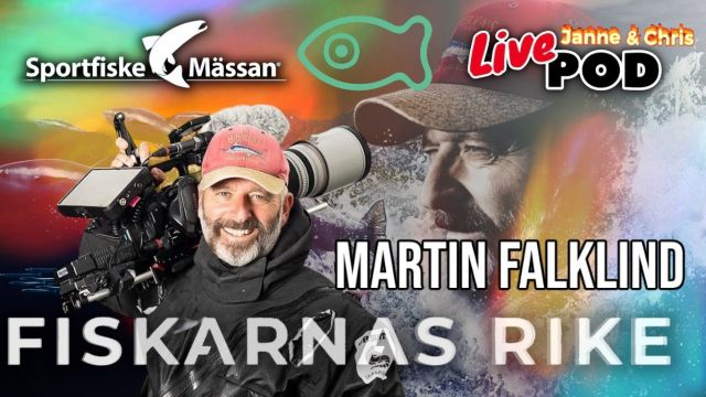 LivePod med Martin Falklind på Sportfiskemässan 2024