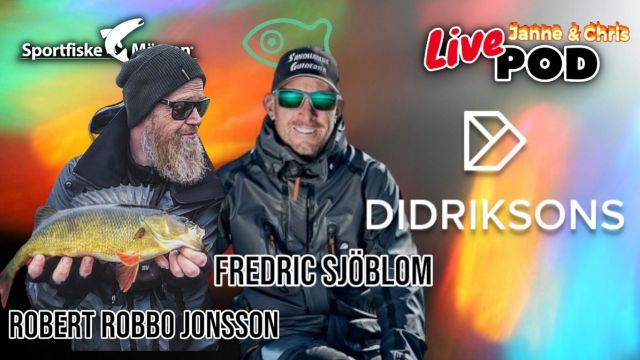 LivePod med Robbo och Fredric - Didriksson på Sportfiskemässan 2024